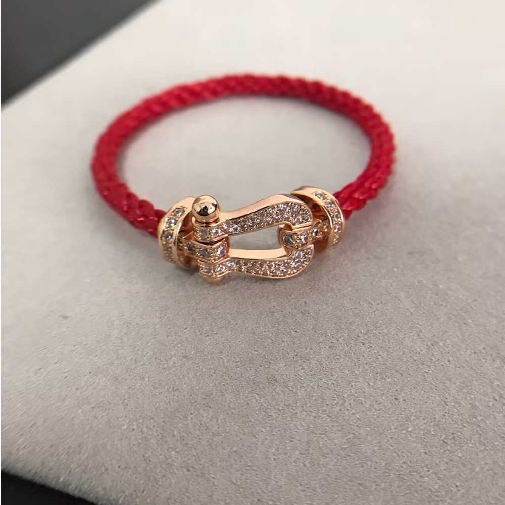 Fred Red and Gold Sparkling Bracelet